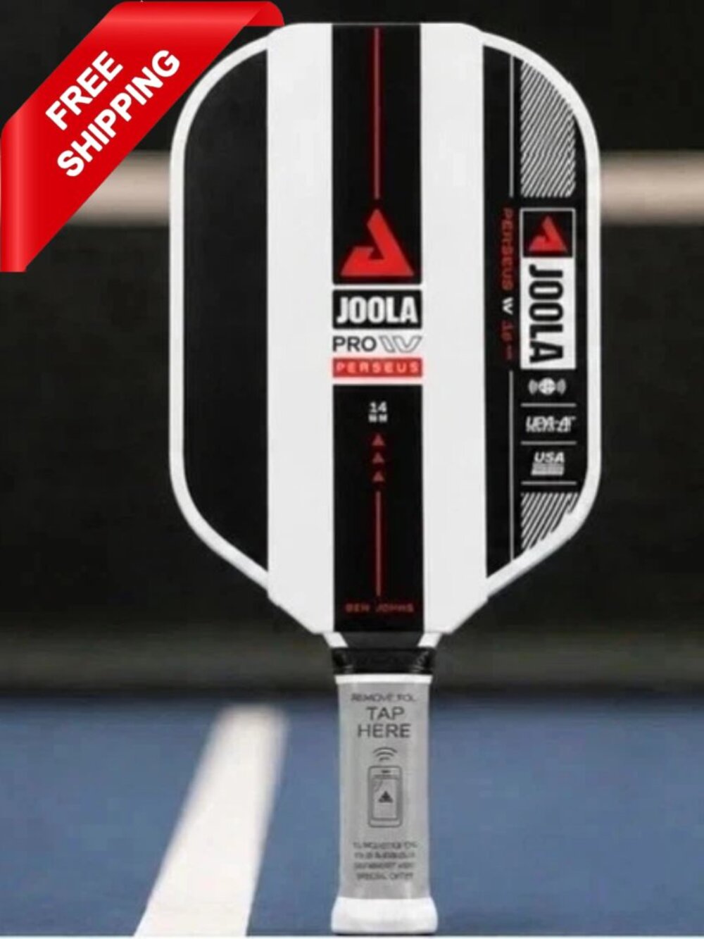 JOOLA Ben Johns Perseus Pro IV 14mm Pickleball Paddle Carbon Surface New
